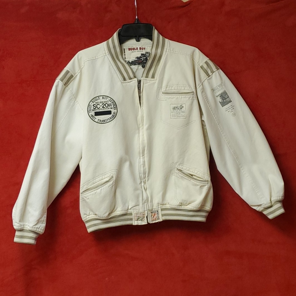 Vintage Bugle Boy Bush Pilots jacket size XL 20